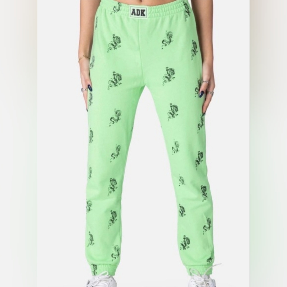 Adika green dragon sweatpants